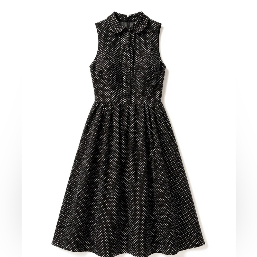 The Limited Polka Dot Black and White Dress size 4 fully lined and lightweight
